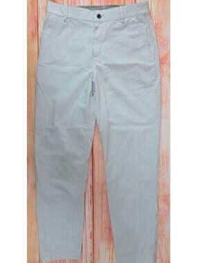 Nike Mens Dri-Fit Light Gray Striped Pants 32x30